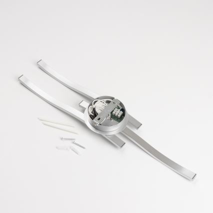 LED lubinis šviestuvas 3xLED/6W/230V 3000K sidabrinis