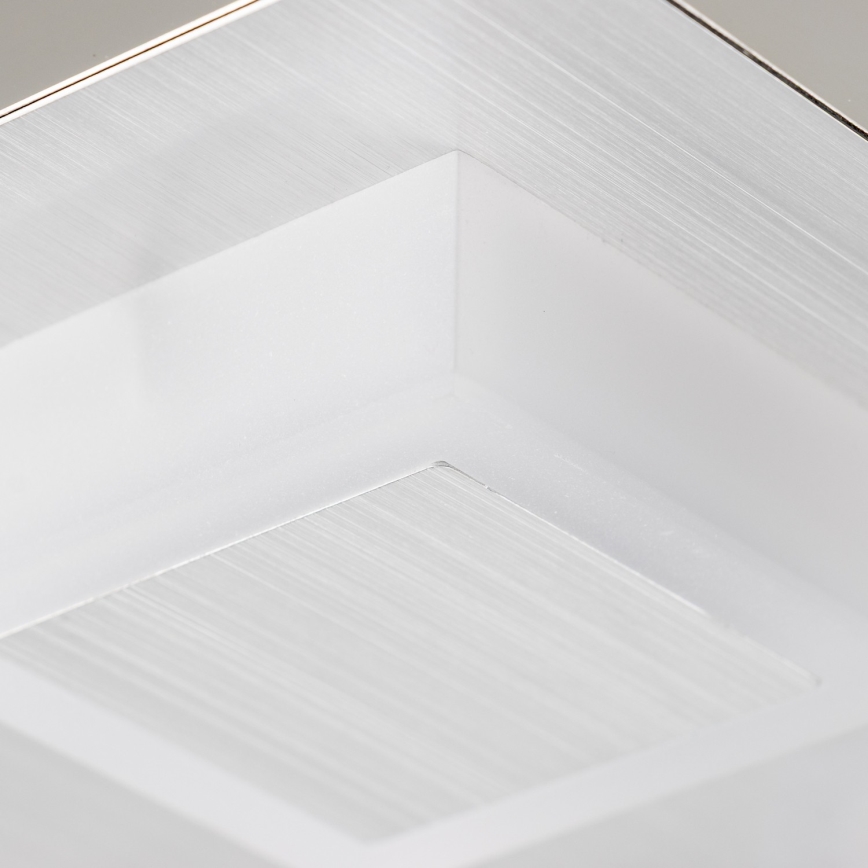 LED lubinis šviestuvas 4xLED/5W/230V 3000K 28x28 cm matinis chromas