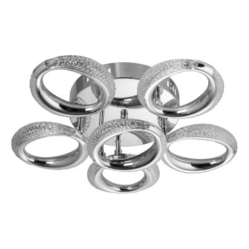 LED lubinis šviestuvas 6xLED/14W/230V 3000-5000K diametras 46 cm blizgus chromas