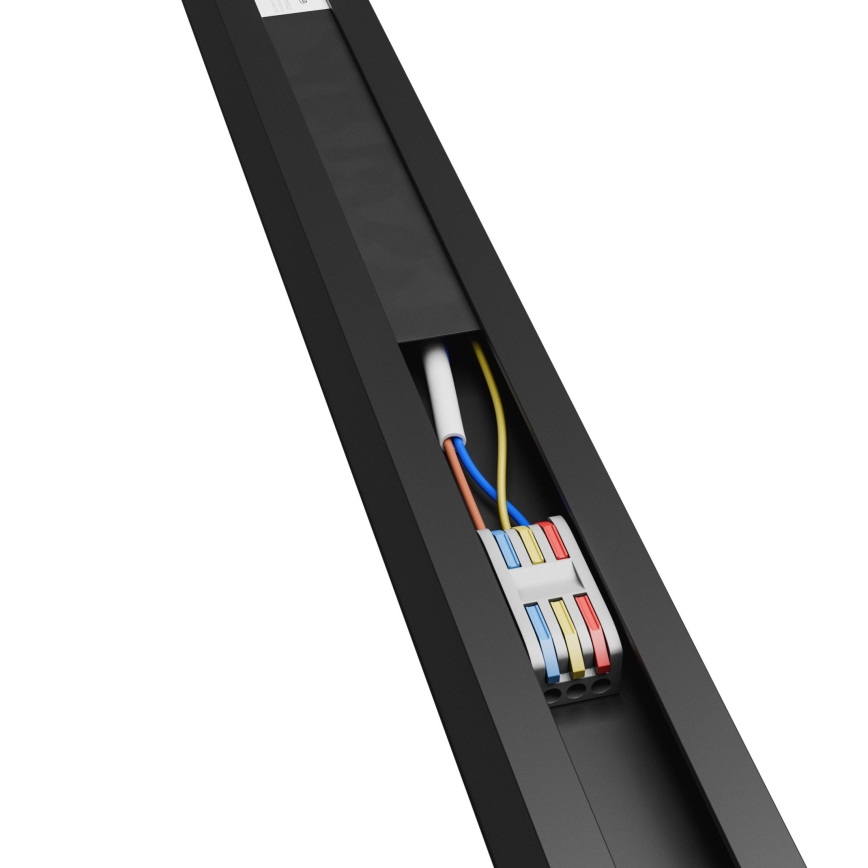 LED lubinis šviestuvas ALLDAY BASIC LED/20/30/40W/230V 2700/4000/6000K 120 cm juoda