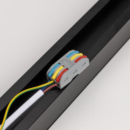 LED lubinis šviestuvas ALLDAY BASIC LED/20/30/40W/230V 2700/4000/6000K 120 cm juoda