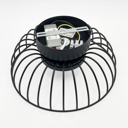 LED lubinis šviestuvas BETSY LED/12W/230V 25 cm skersmens juodas