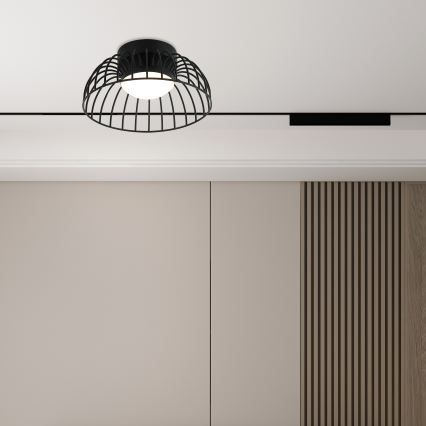 LED lubinis šviestuvas BETSY LED/12W/230V skersmuo 25 cm juodas