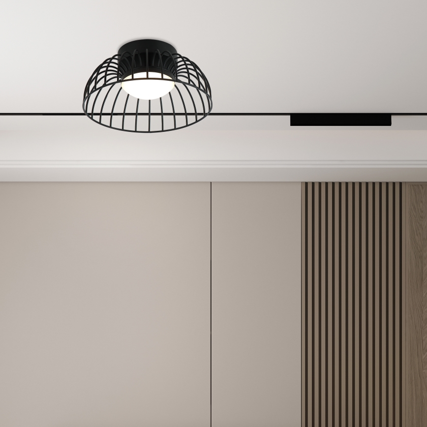 LED lubinis šviestuvas BETSY LED/12W/230V skersmuo 25 cm juodas