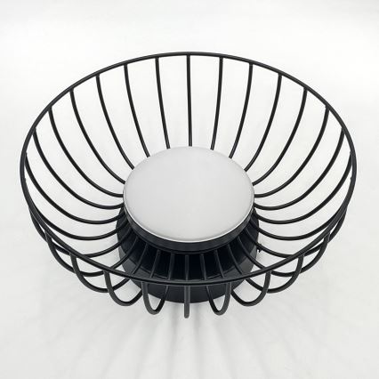 LED lubinis šviestuvas BETSY LED/12W/230V skersmuo 25 cm juodas