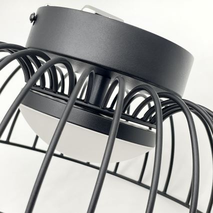 LED lubinis šviestuvas BETSY LED/12W/230V skersmuo 25 cm juodas