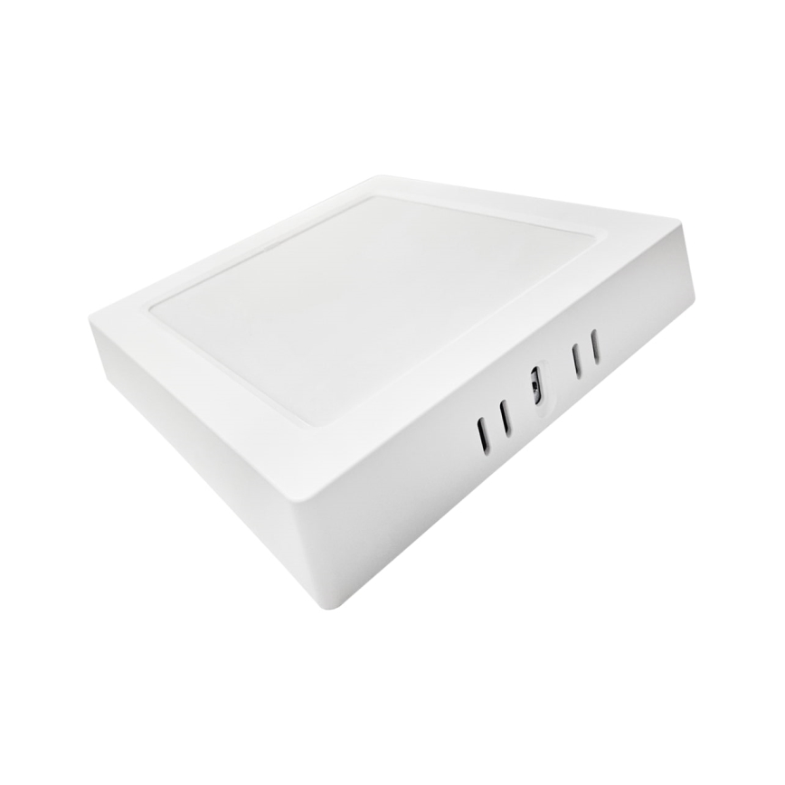 LED lubinis šviestuvas BLOCK LED/12W/230V 4000K 16,7x16,7 cm balta