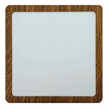 LED lubinis šviestuvas BLOCK LED/18W/230V 4200K 22x22 cm ruda