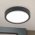 LED lubinis šviestuvas BULLY LED/12W/230V diametras 14 cm juoda