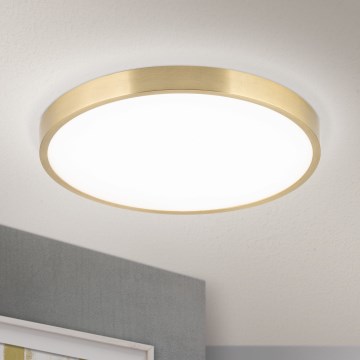 LED lubinis šviestuvas BULLY LED/28W/230V diametras 28 cm auksas
