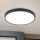 LED lubinis šviestuvas BULLY LED/28W/230V diametras 28 cm juoda