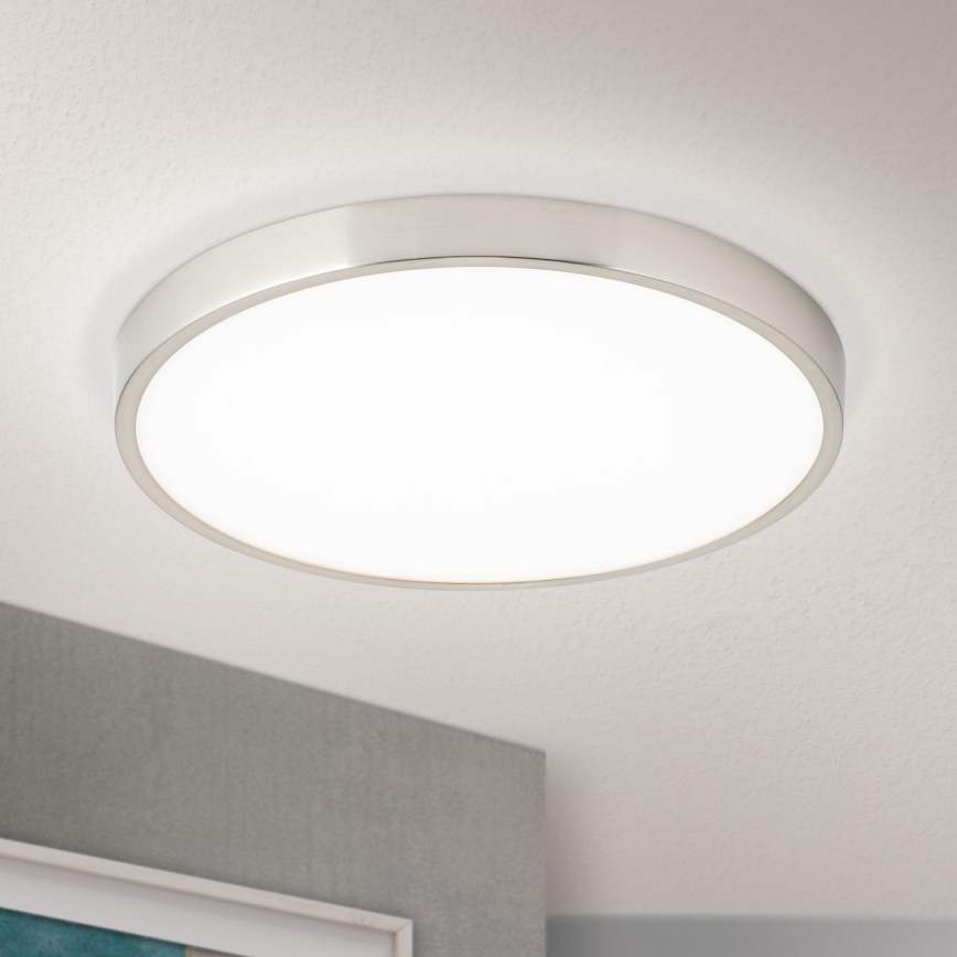 LED lubinis šviestuvas BULLY LED/28W/230V diametras 28 cm matinis chromas