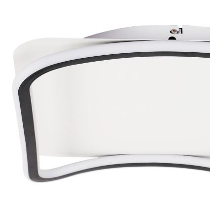 LED lubinis šviestuvas CALI LED/30W/230V 40x40 cm juodas