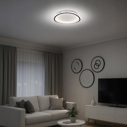 LED lubinis šviestuvas CALI LED/30W/230V skersmuo 40 cm juodas