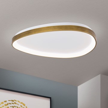 LED lubinis šviestuvas CHARLIE LED/48W/230V diametras 65 cm auksas