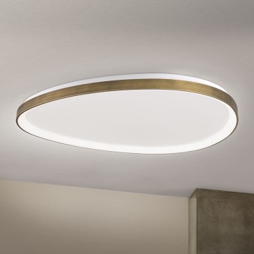 LED lubinis šviestuvas CHARLIE LED/72W/230V diametras 80 cm auksas