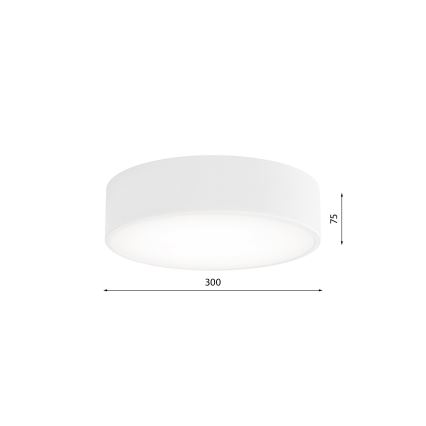 LED lubinis šviestuvas CLEO LED/24W/230V 4000K diametras 30 cm balta