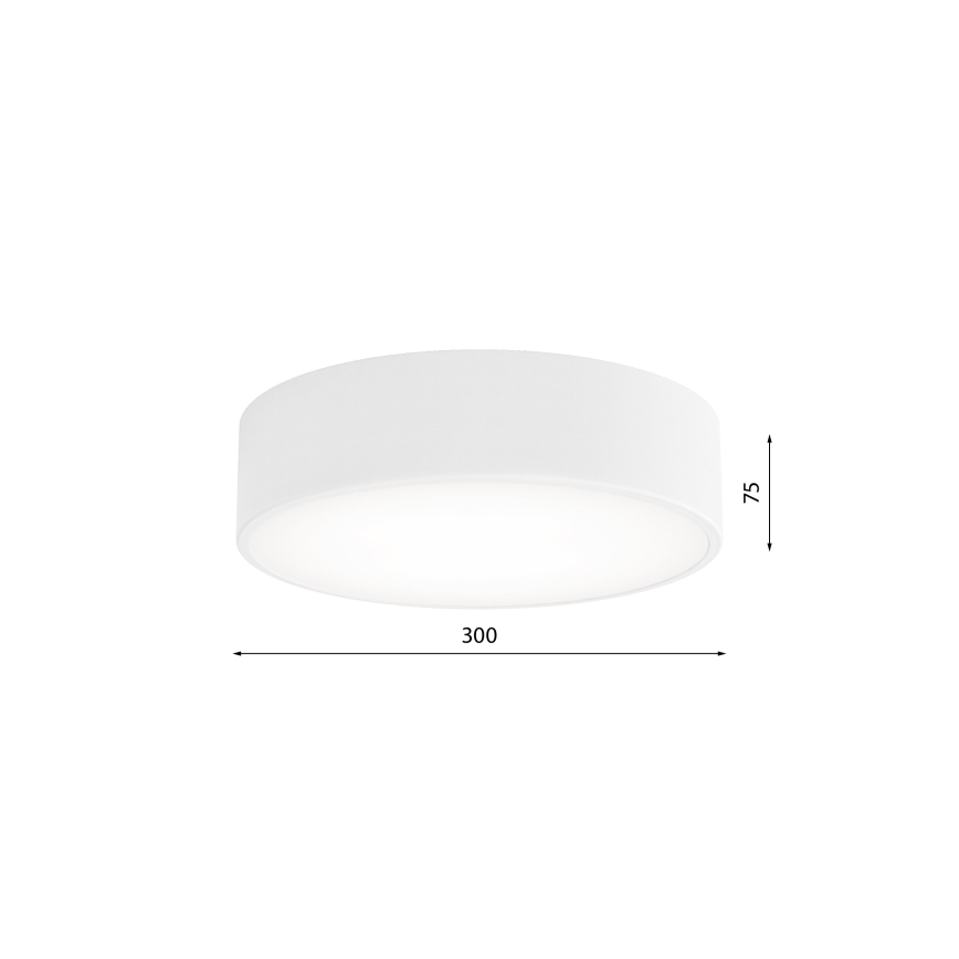 LED lubinis šviestuvas CLEO LED/24W/230V 4000K diametras 30 cm balta