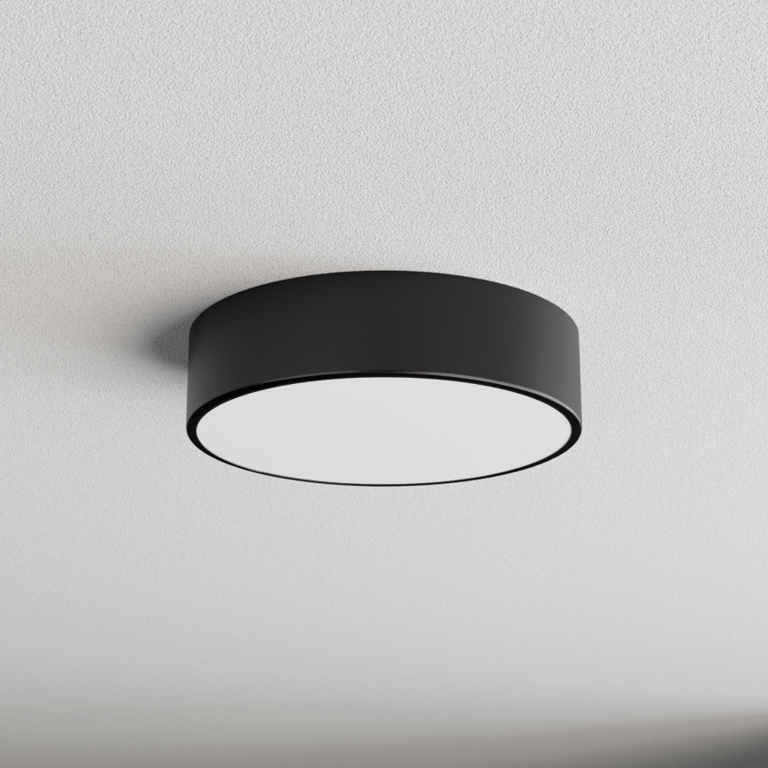 LED lubinis šviestuvas CLEO LED/24W/230V 4000K diametras 30 cm juoda