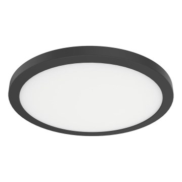 LED lubinis šviestuvas EVORA LED/18W/230V 3000/4000/6000K skersmuo 22,5 cm juodas