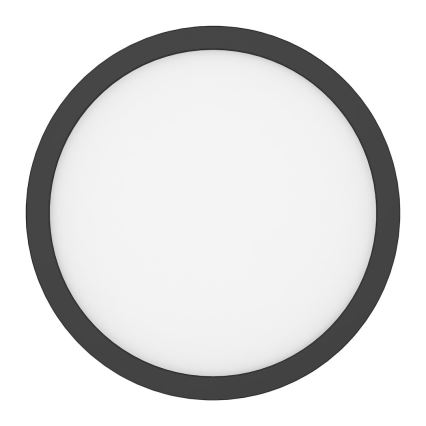 LED lubinis šviestuvas EVORA LED/18W/230V 3000/4000/6000K skersmuo 22,5 cm juodas