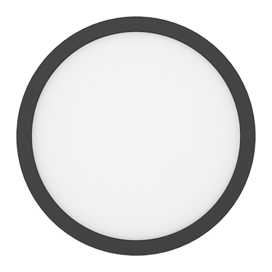 LED lubinis šviestuvas EVORA LED/24W/230V 3000/4000/6000K skersmuo 30 cm juodas