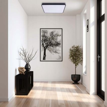 LED lubinis šviestuvas FELIZ LED/40W/230V 4000K 40x40 cm juoda