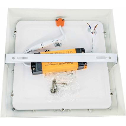 LED lubinis šviestuvas FENIX LED/12W/230V 3800K 17 cm sniegas balta