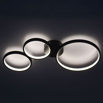 LED lubinis šviestuvas FLAMENCO LED/33W/230V 4000K juoda