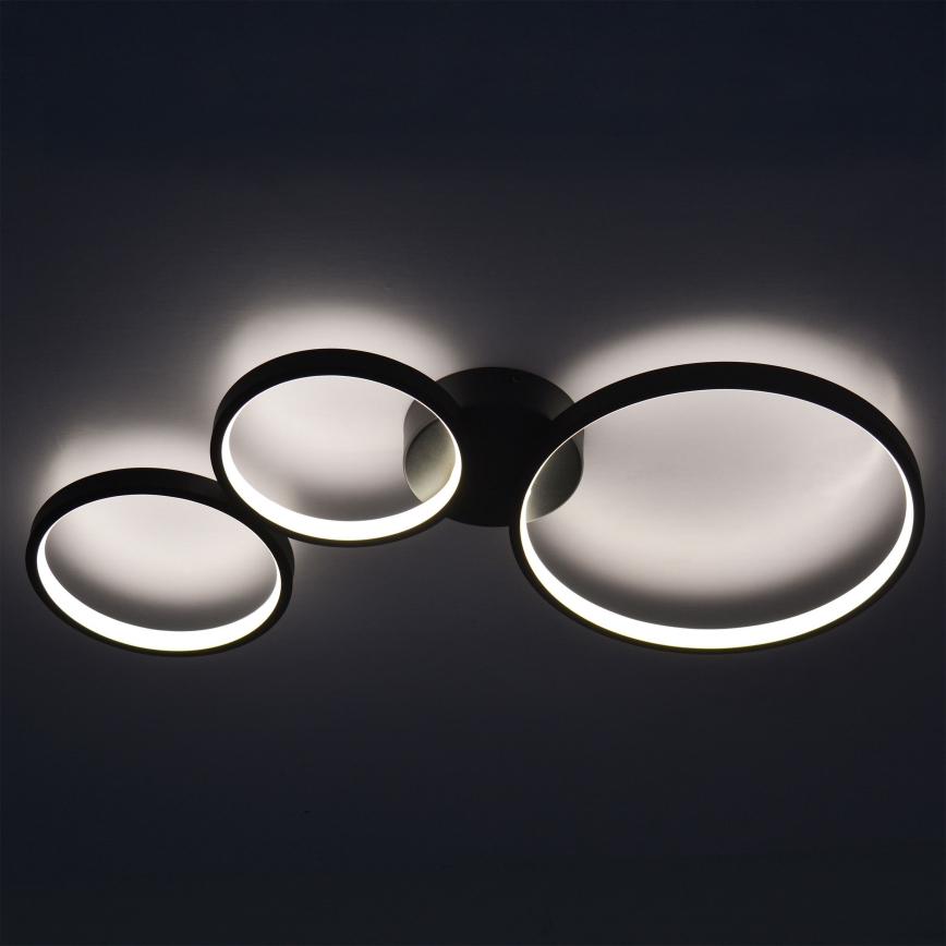 LED lubinis šviestuvas FLAMENCO LED/33W/230V 4000K juoda