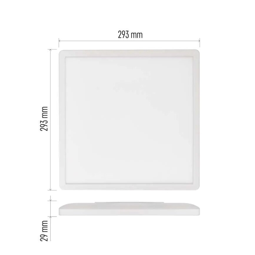LED lubinis šviestuvas FLORI LED/18W/230V 4000K balta 29x29 cm