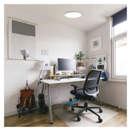 LED lubinis šviestuvas FLORI LED/18W/230V 4000K balta diametras 29 cm