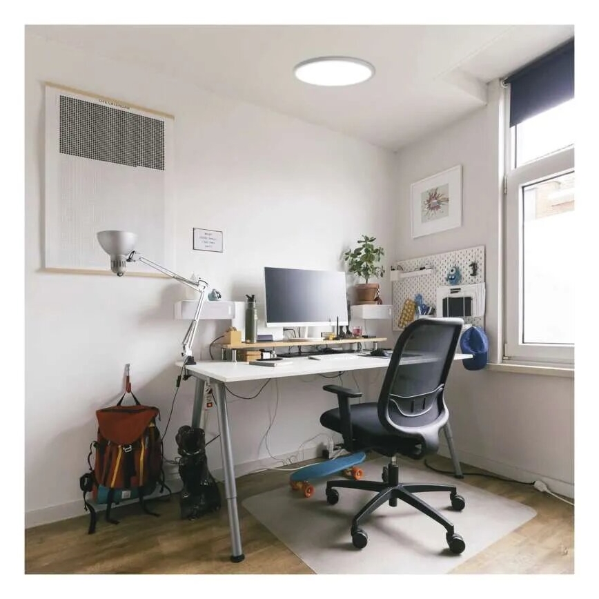 LED lubinis šviestuvas FLORI LED/18W/230V 4000K balta diametras 29 cm