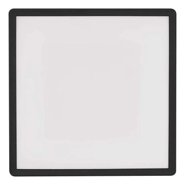 LED lubinis šviestuvas FLORI LED/18W/230V 4000K juoda 29x29 cm