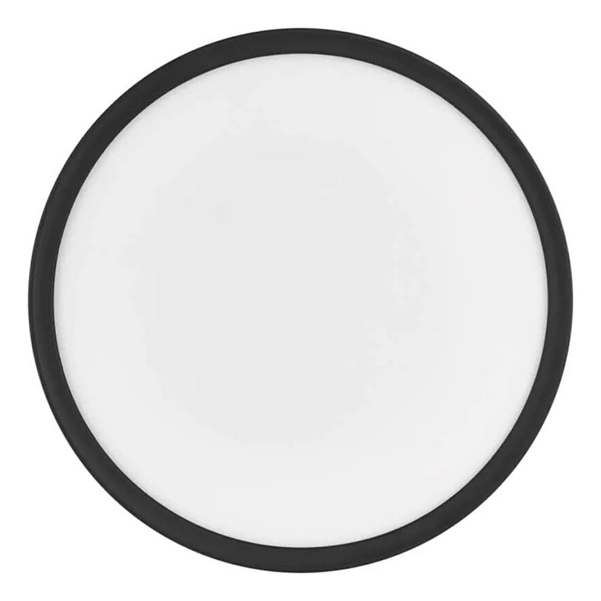 LED lubinis šviestuvas FLORI LED/18W/230V 4000K juoda diametras 29 cm