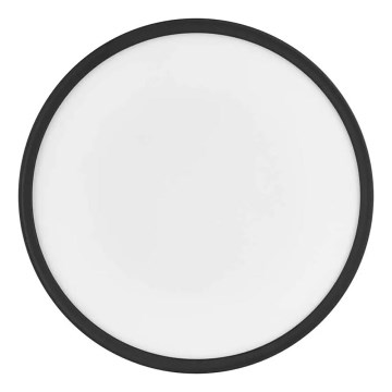 LED lubinis šviestuvas FLORI LED/22W/230V 4000K juoda diametras 42 cm