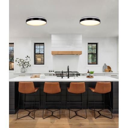 LED lubinis šviestuvas FLORIDA LED/18W/230V juoda