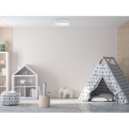 LED Lubinis šviestuvas GALAXY KIDS LED/24W/230V taškais spalvotas