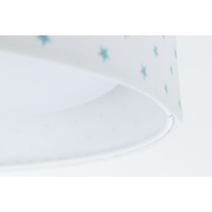 LED Lubinis šviestuvas GALAXY KIDS LED/24W/230V žvaigždutės balta/turkio spalva