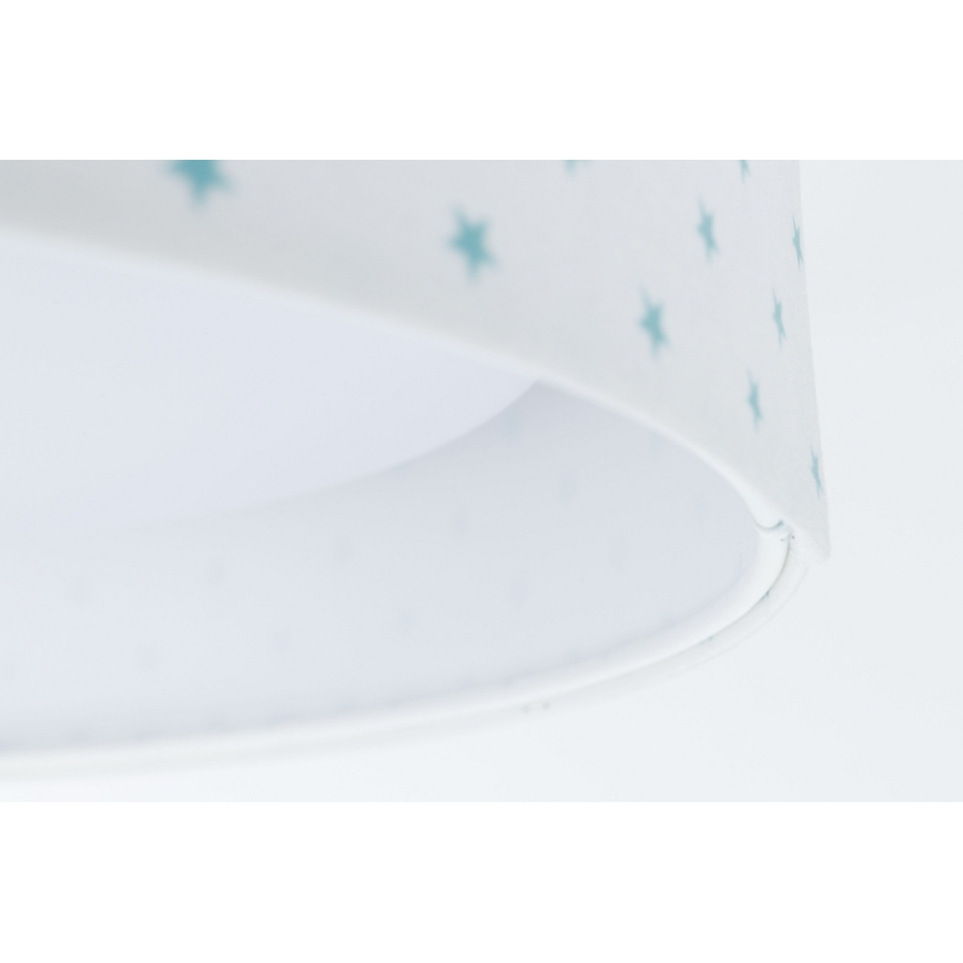 LED Lubinis šviestuvas GALAXY KIDS LED/24W/230V žvaigždutės balta/turkio spalva