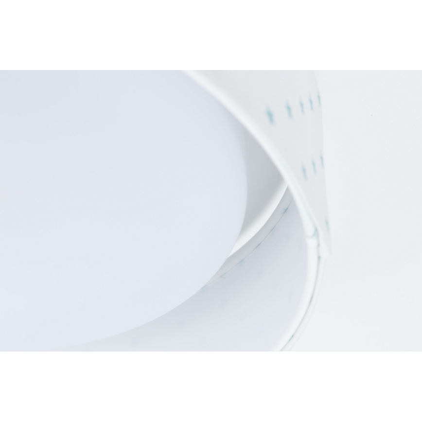 LED Lubinis šviestuvas GALAXY KIDS LED/24W/230V žvaigždutės balta/turkio spalva