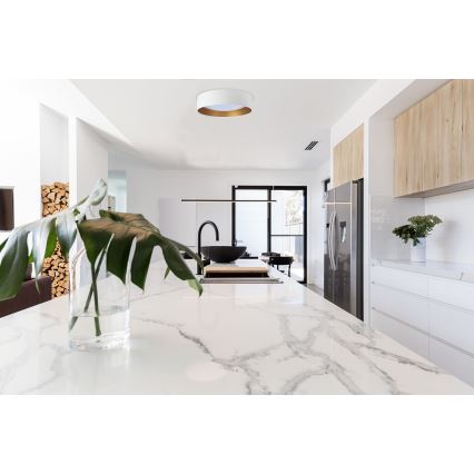 LED lubinis šviestuvas GALAXY LED/24W/230V Ø 44 cm baltas/auksinis