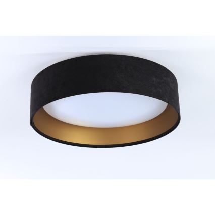 LED lubinis šviestuvas GALAXY LED/24W/230V Ø 44 cm juoda/auksinė