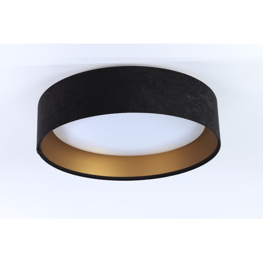 LED lubinis šviestuvas GALAXY LED/24W/230V Ø 44 cm juoda/auksinė