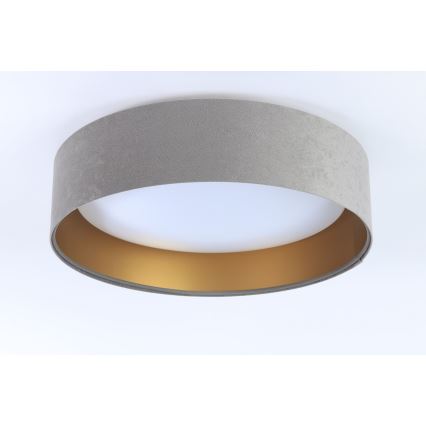 LED lubinis šviestuvas GALAXY LED/24W/230V skersmuo 44 cm pilkas/auksinis