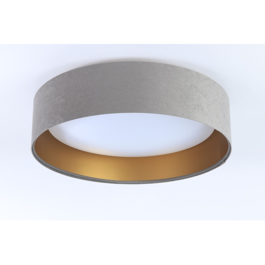 LED lubinis šviestuvas GALAXY LED/24W/230V skersmuo 44 cm pilkas/auksinis