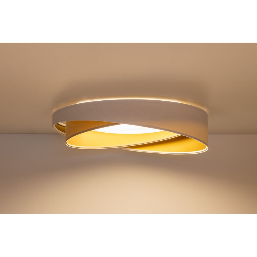 LED lubinis šviestuvas GALAXY MODERN LED/24W/230V skersmuo 55 cm balta/smėlinė/auksinė