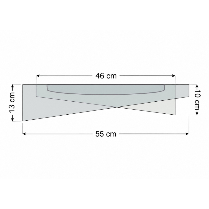LED lubinis šviestuvas GALAXY MODERN LED/24W/230V skersmuo 55 cm balta/smėlinė/auksinė