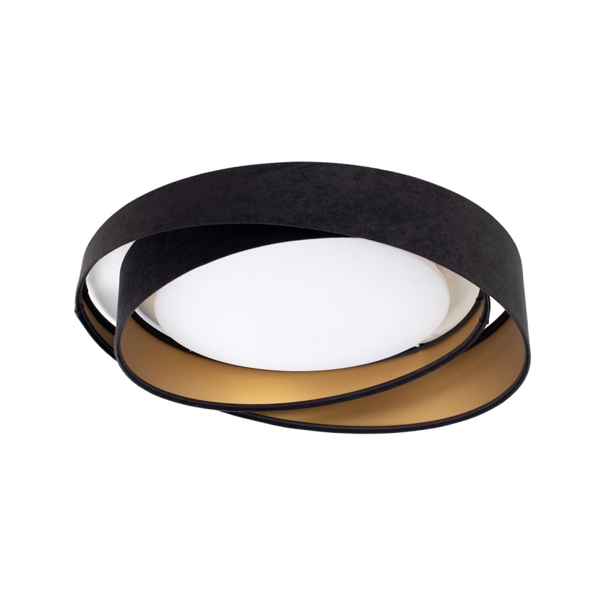 LED lubinis šviestuvas GALAXY MODERN LED/24W/230V skersmuo 55 cm juodas/auksinis