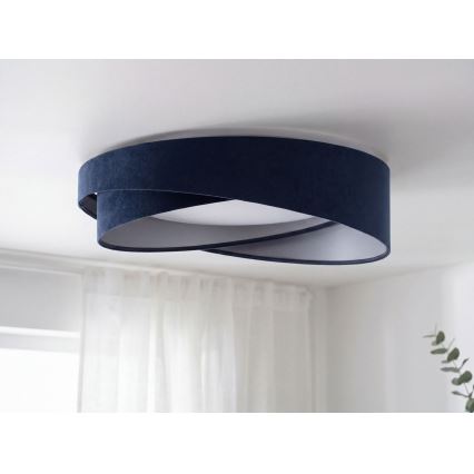 LED lubinis šviestuvas GALAXY MODERN LED/24W/230V skersmuo 55 cm mėlynas/sidabrinis